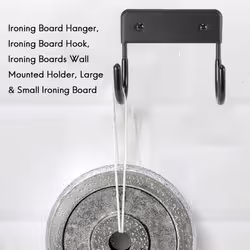 Ironing Board Hanger, Ironing Board Hook, Holder, & Small Ironing Board