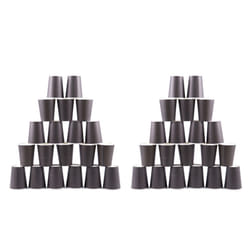 40 Paper Cups  - Plain Solid Colours Birthday Catering