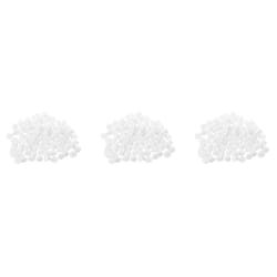 600 Pcs Decor 5 mm White Plastic Hole Drilling Cover