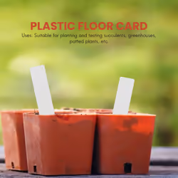 500 Pcs Reusable Pvc Plant Tag Label Tree Fruit Seedling Garden Flowerpot Plastic Label Sign Sorting Tool