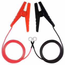 Alligator Clips Booster Jumper Cable 3FT/90cm Automotive Battery Jumper Cables for Car Battery Charging Charger ,2PCS