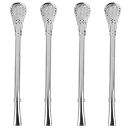 Set of 2 pcs - Stainless Steel Bombilla Straw Filtered