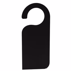 6 Pcs Wooden Door Sign Hanger Mini Double-Sided Wood Blackboard Chalkboard Message Notes Memo Board Door Knob Hanger Sign,