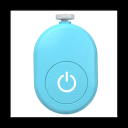 Electric Nail Trimmer Kid Nail Polisher Tool Kit Easy to Trim Nail Clippers for Newborn Blue