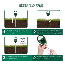 Soil Moisture Meter,Plant Water Meter,Moisture Sensor for Garden, Farm, Lawn Plants Indoor & Outdoor