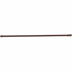 Extendable Telescopic Spring Loaded Net Voile Tension Curtain Rail Pole Rods,70-120cm,Wood color