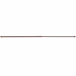Extendable Telescopic Spring Loaded Net Voile Tension Curtain Rail Pole Rods,70-120cm,Wood color
