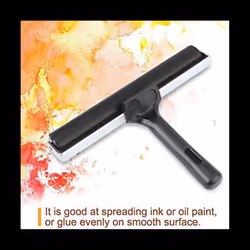 8-Inch Rubber Roller, Brayer Roller Brush for DIY Art Craft Painting, Print, Printmaking, Ink and Stamping