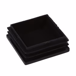 Plastic Square Tubing Tube Insert Blanking End Caps 50mm 2 Inch 20 Pcs