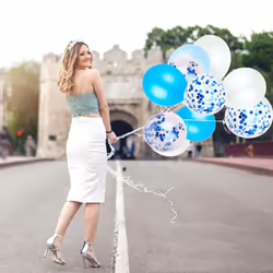 60 Pieces 12 Inch Latex Balloons Set,for Baby Shower Wedding Birthday Theme Party Decorations Supplies