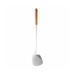 Wok Spatula, 17Inches Spatula for Wok, Stainless Steel Wok Spatula