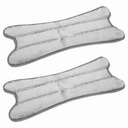 1 Set 2 Pcs Fiber Flat Floor Cleaning Cloth X Type Replace Cloth Mop Cloth Household Cleaning Mop Accessories
