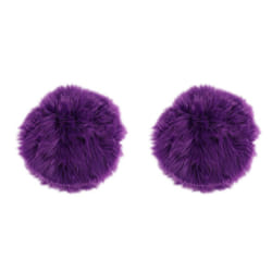 2X Faux Sheepskin Wool Carpet 30 x 30 cm Fluffy Soft Longhair Decorative Carpet Cushion Chair Sofa Mat