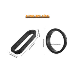 8 Pcs Round & Oval Tart Rings Heat-Resistant Perforated Cake Mousse Ring Non Stick Bakeware Mini Cake Mold Cake Rings