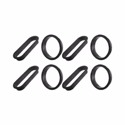 8 Pcs Round & Oval Tart Rings Heat-Resistant Perforated Cake Mousse Ring Non Stick Bakeware Mini Cake Mold Cake Rings