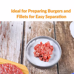 500 Pcs for 4.5 Inch Press Hamburger Round Separators Non-Stick Heat Resistant Lunch Meat