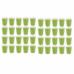 40 Paper Cups  - Plain Solid Colours Birthday Catering