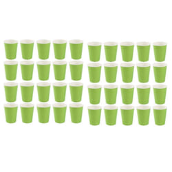 40 Paper Cups  - Plain Solid Colours Birthday Catering