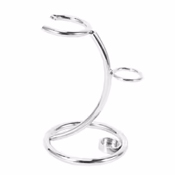 Universal Shaving Brush Stand Simple Metal Safe and Brush Holder Stand Shaver Kit Organizer for Men