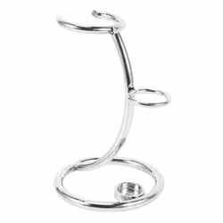 Universal Shaving Brush Stand Simple Metal Safe and Brush Holder Stand Shaver Kit Organizer for Men