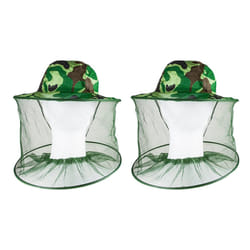 2X Beekeeper Antimosquito Bee Bug Insect Fly Mask Cap Hat with Net Mesh Face Protection
