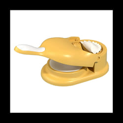 Dumpling Maker Machine Dumpling Mold Maker Pressing Dumpling Skin Mould Dumpling Making Tool,Yellow