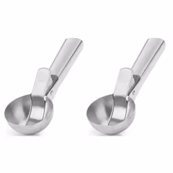 2X Stainless Steel Ice Cream Scoop, Easy to Trigger Release, Ice Cream Scoop with Comfortable Antifreeze Handle
