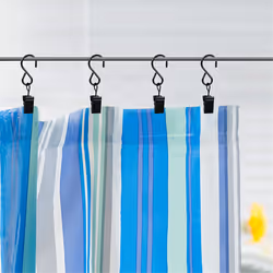 CNNOTEPAD 46 Pack Curtain Hooks Metal Clips, Light Clips