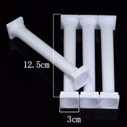 8Pcs/Set White Small+ Plastic Cake Pillars,Wedding Cake Pillars Stand,Fondant Cake Support Mold 's Day Wedding Birthday