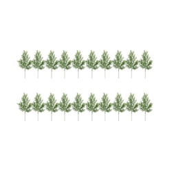 20PCS Artificial Green Cypress Tree Leaf Pine Needle Leaves Branch Christmas Wedding Home Office Hotel Decoration A