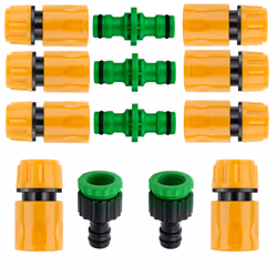 13 Pcs Plastic Garden Hose Tap Connector Kit for Garden Hose Pipe Tube