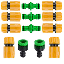 13 Pcs Plastic Garden Hose Tap Connector Kit for Garden Hose Pipe Tube