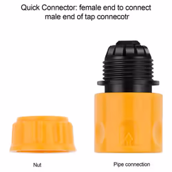 13 Pcs Plastic Garden Hose Tap Connector Kit for Garden Hose Pipe Tube