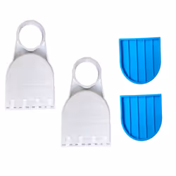 Laundry Detergent Cup Holder, Laundry Cup Holder Drip Tray Catcher, with Blue Cushion 2Pack