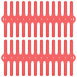 String Trimmer Head Blades Replace , 24 PC Plastic Cutter Blades Replacement for Cordless Grass Trimmer