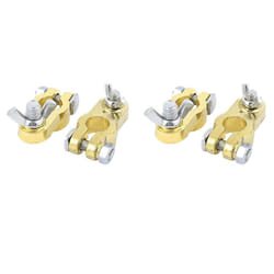 4 Pcs Automotive Car Boat Truck Battery Terminal Clamp Clip Connector Battery Clip Battery Connector