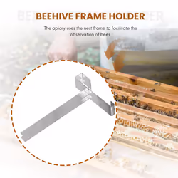 Beekeeping Beehive Frame Holder Perch Stand Support Bracket Rack Bee Perch Side Mount Tools