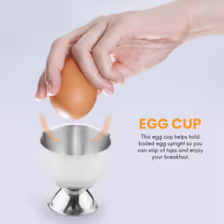 Egg Cup,Egg Tray Stainless Steel Soft Boiled Egg Cups Holder Stand Dishwasher Safe