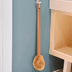 Updated Modern Version Toilet Bowl Brush, Coconut Fiber Brush Head