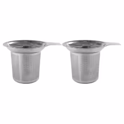 2X Stainless Steel Tea Strainer, Teapot, Tea Sieve, Coffee Cup, Leaking Sieve, High Density Filter with Handle