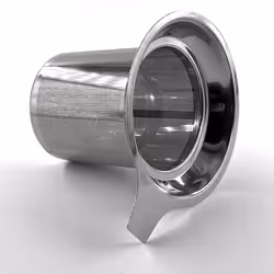 2X Stainless Steel Tea Strainer, Teapot, Tea Sieve, Coffee Cup, Leaking Sieve, High Density Filter with Handle