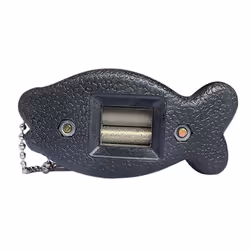 Ice Skating Edge Blade Sharpener Two-Sided Diamond Hand Held Pattern Knife Skate Sharpening Tool with Key Chain