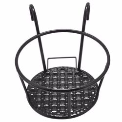 Metal Flower Holder Shelf Stand Hanging Pots Basket Plant Garden Wall Storage