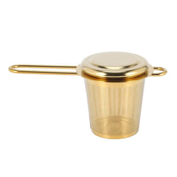 Tea Leaf Tea Strainer Golden Barrel Tea Strainer Tea Set