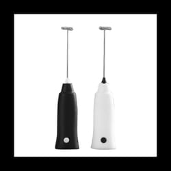 Electric , Handheld Foam Maker, Coffee Mixer with Stainless Steel Whisk, Hand Foamer Blender
