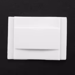 8Pcs 1 Inch Blind Brackets White Profile Box Mounting Bracket Window Blinds Headrail Bracket