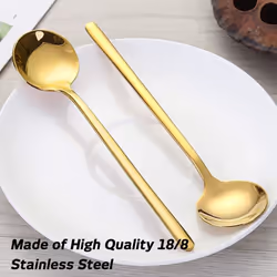 Stainless Steel 10 Pcs Espresso Spoons Teaspoons for Coffee Sugar Dessert Cake Ice Cream Soup Antipasto