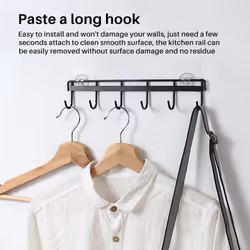 Utensil Hangers with Hooks Wall Utensil Holder Utensil Hooks Adhesive Wall Hooks Rack for Kitchen Bedroom