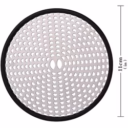 Shower Drain Cover Hair Catcher,Easy Clean Floor Drain Protector Strainer Hair Trap Mesh for Bath Tub Sink Flat Floor