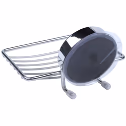 Super Powerful Vacuum Suction Stainless Steel Soap Dish Sponge Holder With Locking Suction Bathroom & Kitchen Accessory